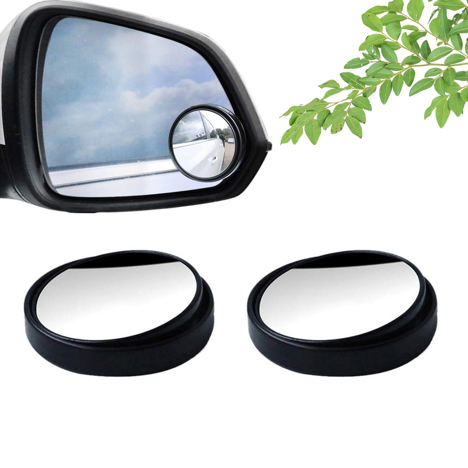 360° Blind Spot Convex Rear View Mirrors (2-Pack) 360° Blind Spot Convex Rear View Mirrors (2-Pack)